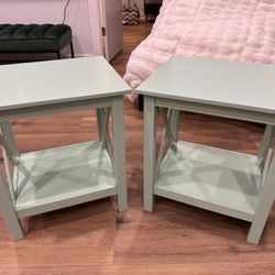Pair of Sand & Stable™ Stimpson Solid Wood End Tables — $200 for both