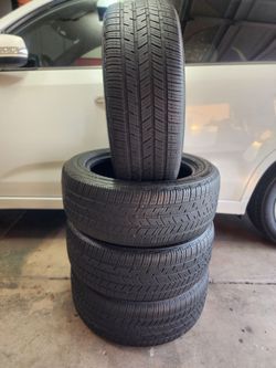 4 Bridgestone DriveGuard Plus 235/55R18 100V Tires
