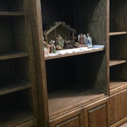 3 Solid Wood Shelving Unit 