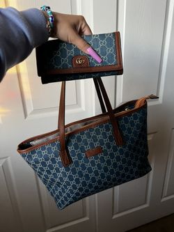 Blue Purse Set