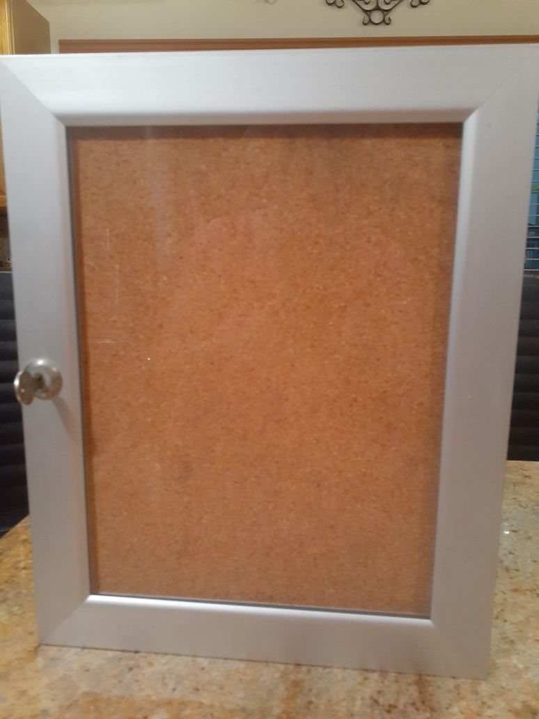 **Promoted**Frame for licenses or business permit, bill collection, with lock.