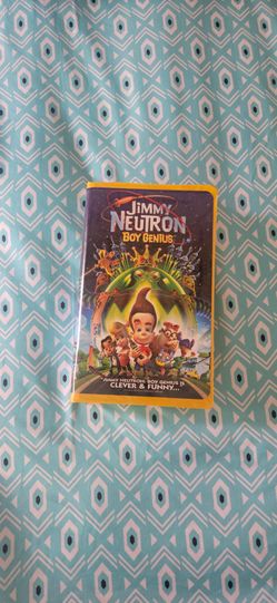Jimmy Neutron boy genius vhs tape