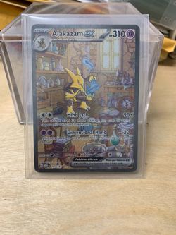 Pokemon 151 Alakazam Ex special illustration rare #201