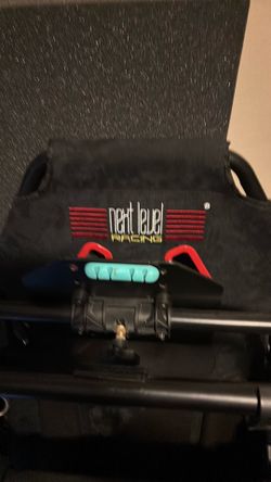 Racing chair, wheel and pedals with extra