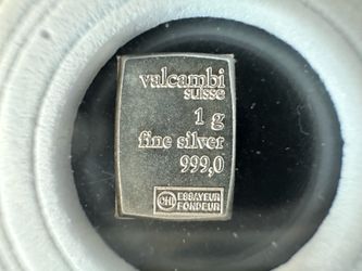 Valcambi bars .999 silver