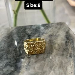 Gold Nugget Ring 
