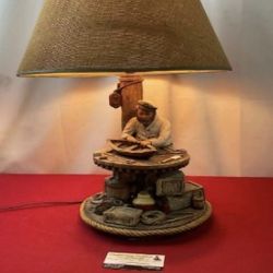 Apsit Brothers Of California Lamp, Boatwright Vintage/ Rare