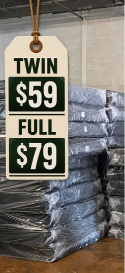 New Mattresses Twin and Full Sizes