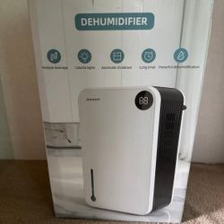 Amzart Dehumidifier (950 Sq. Ft) for House-90oz Water Tank With Drain Hose  RX02