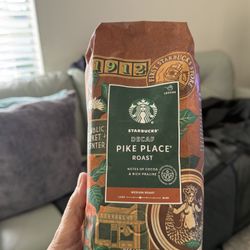 Starbucks Decaf Pike Place Medium Roast 100% Arabica Coffee