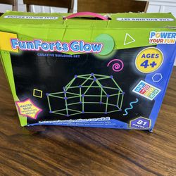 Fun Forts Glow Building Set – Kids Construction Toy