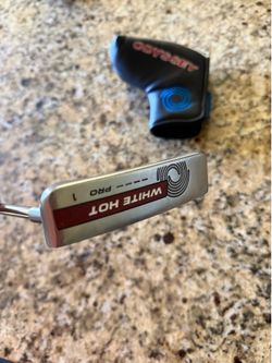 Odyssey White Hot Pro 1 Putter w/ Cover
