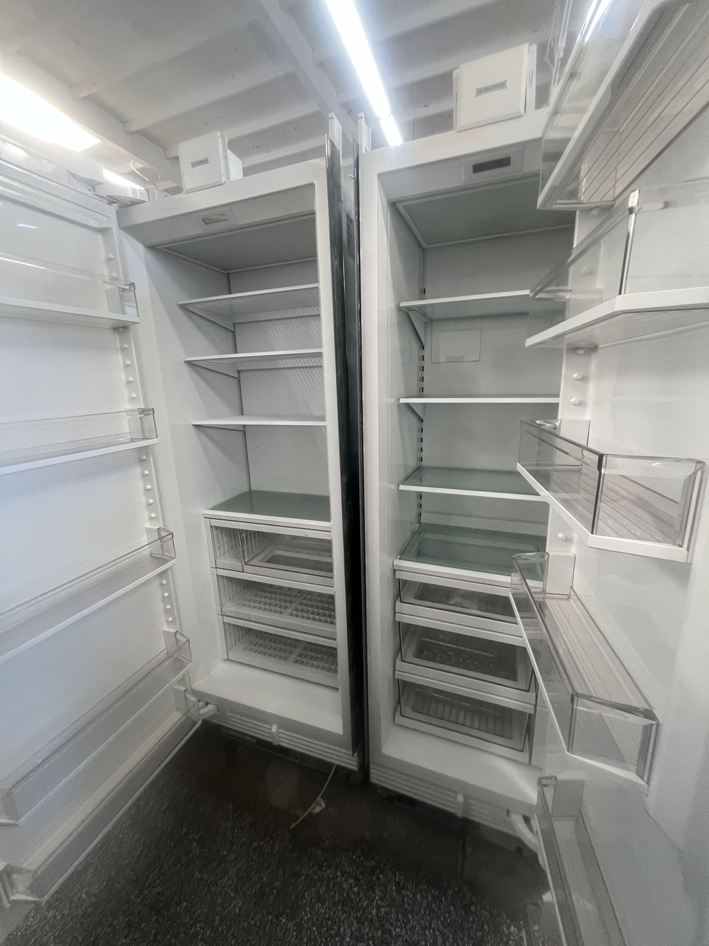 54 inch Sub-Zero Panel Ready Column Set Fridge And Freezer