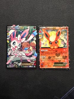 Flareon and Sylveon radiant collection from generations