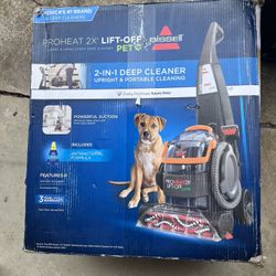 BISSELL 2-in-1 ProHeat 2X Lift-Off Pet: Portable Spot & Stain Cleaner USED TWICE