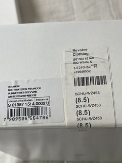 White Pair Of Heels Size 8.5