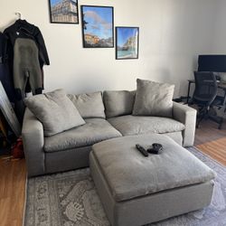 Utopia Sofa & Ottoman (Living Spaces)