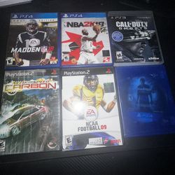 PS2 PS3 & PS4 GAMES