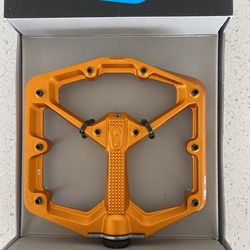 Crank Brothers Large Flat Pedals, Orange Stamp 7