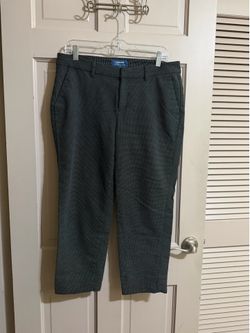 Women’s Old Navy Harper Mid-Rise Pants Size 8 Regular Polka Dot Pattern