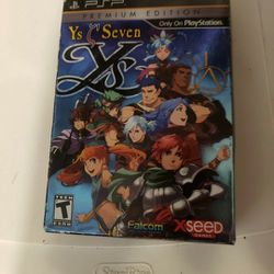 Ys 7 Premium Edition For Psp