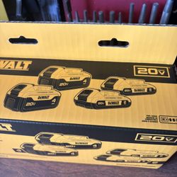 Dewalt Battery Kit (4) Pack Brand New Only $160!!!!!