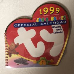 1999 Unopened Beanie Babies Official Calendar