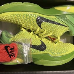 Nike Kobe 6 Protro Grinch Size 9