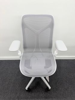 BRAND NEW HERMAN MILLER COSM CHAIR! MID-BACK HEIGHT, BEAUTIFUL STUDIO WHITE FRAME!