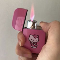 Hello Kitty Lighter With Pink Flame