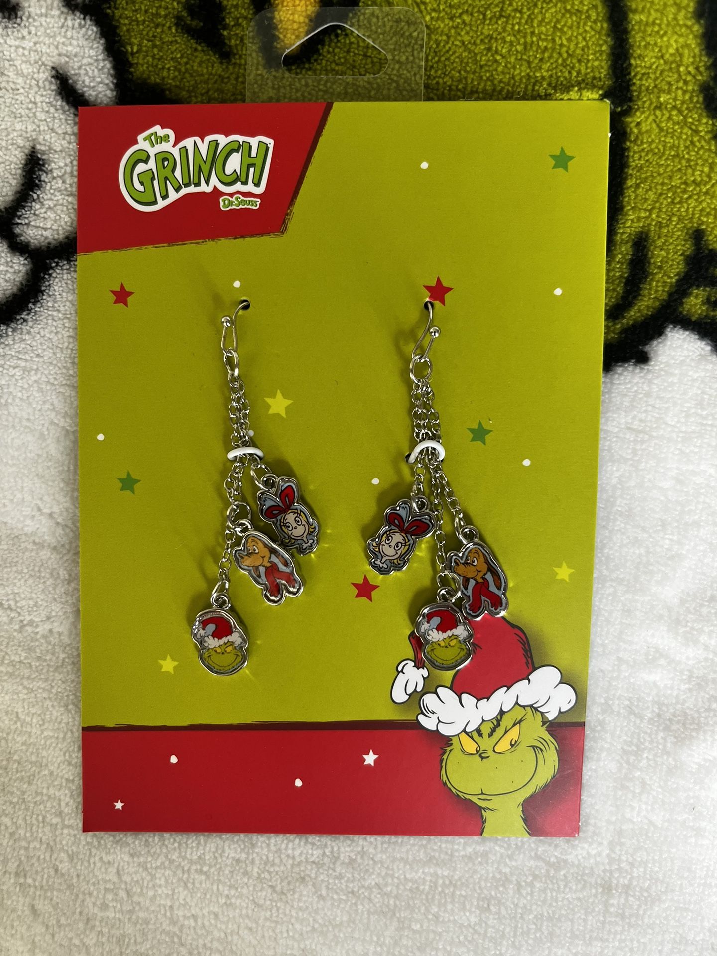 The Grinch Dangle Earrings