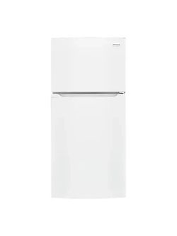 FRIGIDAIRE - 27.6 IN. 14 CU. FT. FROST FREE TOP FREEZER REFRIGERATOR IN WHITE WITH EVENTEMP COOLING SYSTEM