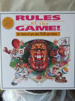 Vintage 1995 rules of the game trivia board game