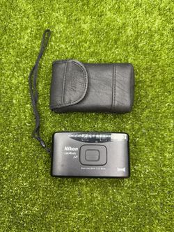 Nikon AF600 Lite Touch AF Panorama 35mm Film Camera 28mm f/3.5 Macro + Case