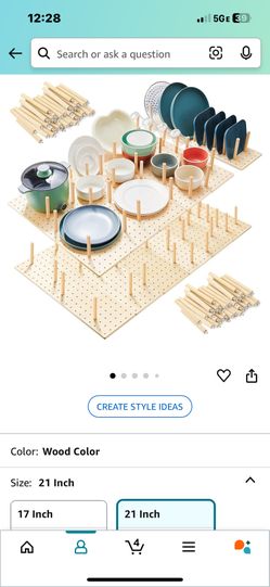 Peg Board Kitchen Drawer Prganizer