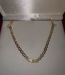 10K Yellow Gold Gucci Mariner Link Chain