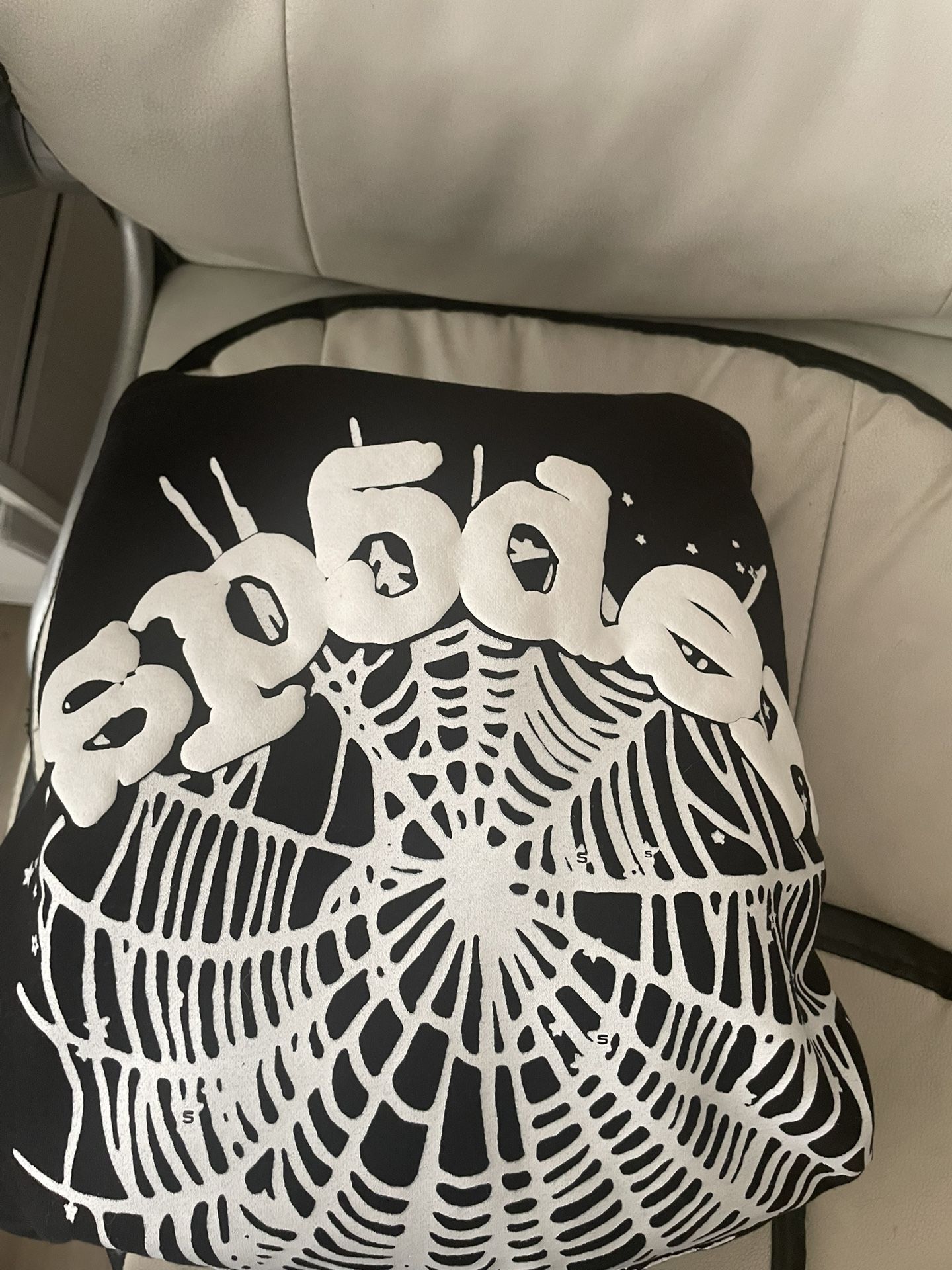 Sp5der Hoodie Og White And Black
