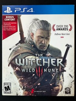 The Witcher 3 - PS4