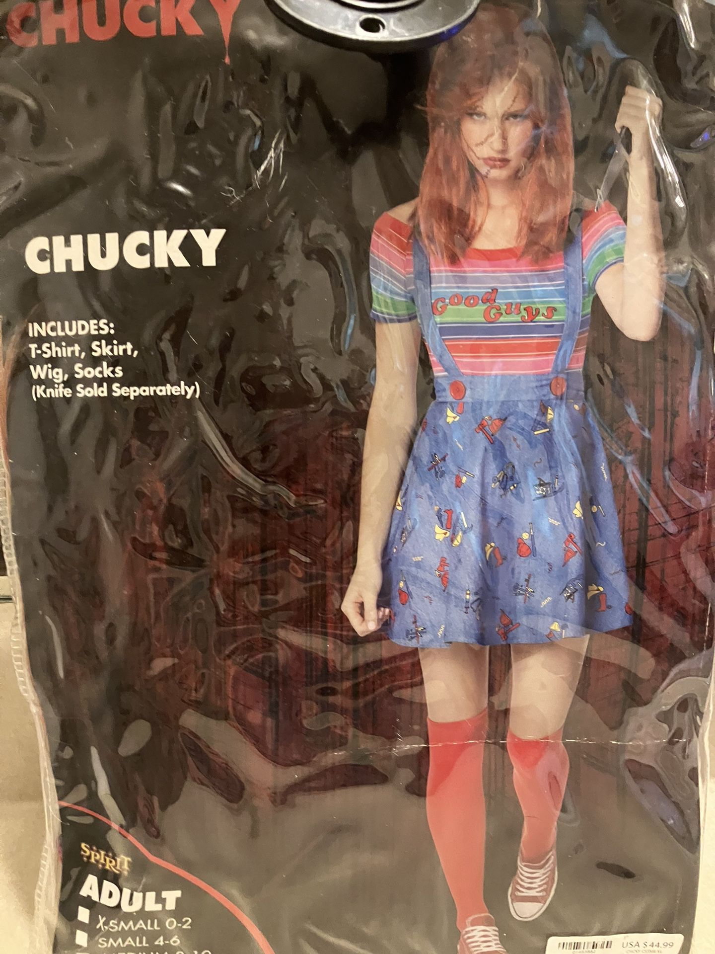 Chucky Woman’s XL Halloween Costume 