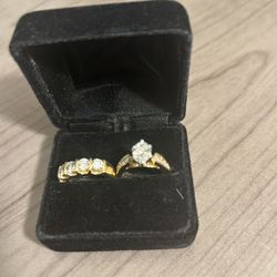 Size 5.5 Engagement/Wedding Ring set