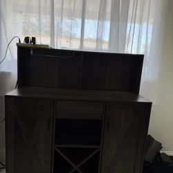 Tv stand shelf cabinet bar