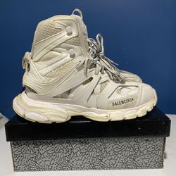 white balencgia track boots 