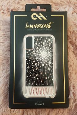 Light up genuine crystal phone case iphone-x