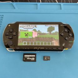 PSP 1000 Black + 128GB (PRELOADED) (see Descriptions)