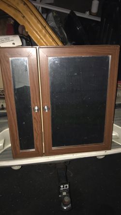 Double Door Medicine Cabinet with Mirror