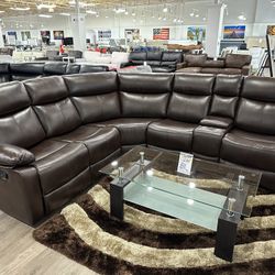 💥💥 Reclining Sectional With LED Lighting * Available In Brown, White, Gray, Black💥💥