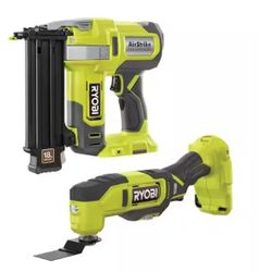 *NEW IN BOX* Ryobi One+ 18v 18 Gauge Brad Nailer [P321] and Oscillating Multi-tool [PCL430B]
