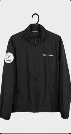 IRONMAN Port Authority Men's 2XL Black Full Zip Stand-Up Collar Windbreaker