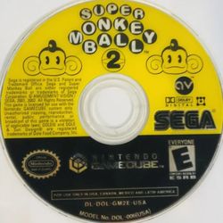 Super Monkey Ball 2 Nintendo GameCube NGC 2002 Video Game Sega DISC ONLY