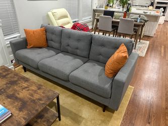 Modern sofa for three people